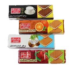 بیسکویت کرمدار میوه ای شیرین عسل